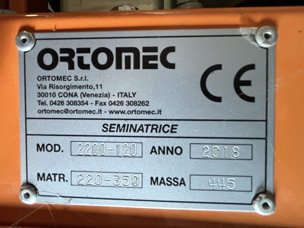 Ortomec Multiseed 120 seeder product image 1